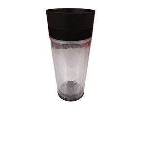 Ikea HEMLIG Tea Coffee Mug Bottle Black Clear Travel Cup Tumbler Filter